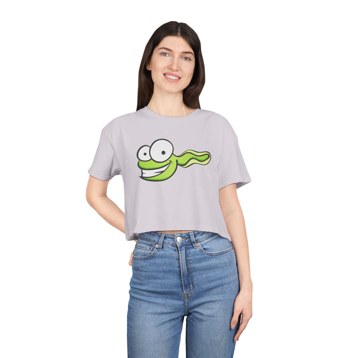 Tadpole Graphic Crop Tee — Available in Multiple Colors