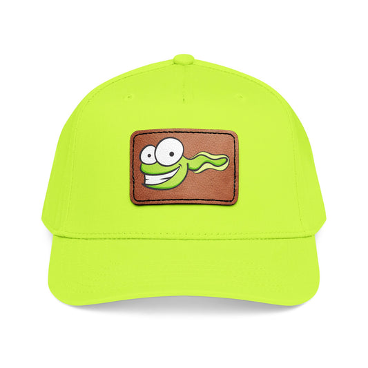 Baseball Cap — Leather Tadpole Patch - Available in Multiple Colors