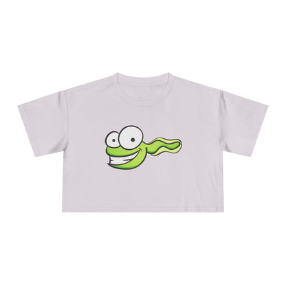 Tadpole Graphic Crop Tee — Available in Multiple Colors