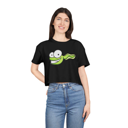 Tadpole Graphic Crop Tee — Available in Multiple Colors
