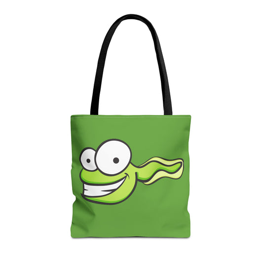 Green Tadpole Tote Bag – Canvas Tote
