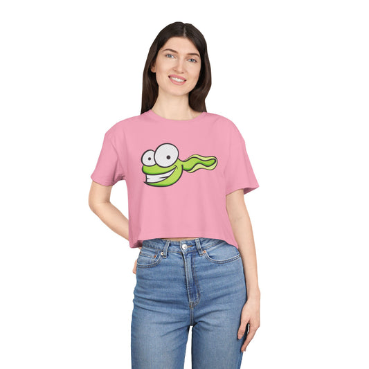 Tadpole Graphic Crop Tee — Available in Multiple Colors