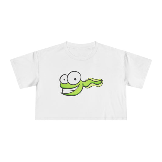 Tadpole Graphic Crop Tee — Available in Multiple Colors
