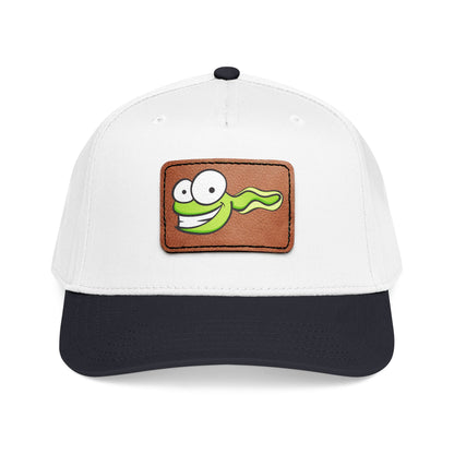 Baseball Cap — Leather Tadpole Patch - Available in Multiple Colors