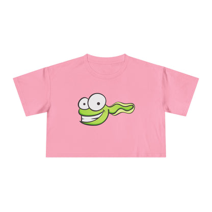 Tadpole Graphic Crop Tee — Available in Multiple Colors