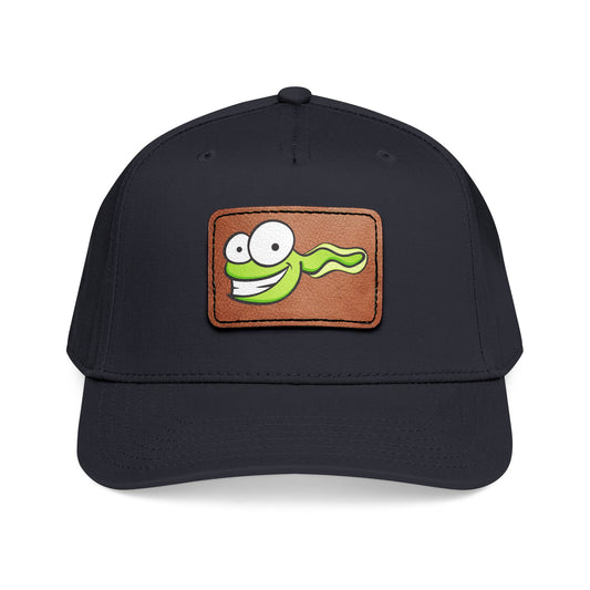 Baseball Cap — Leather Tadpole Patch - Available in Multiple Colors