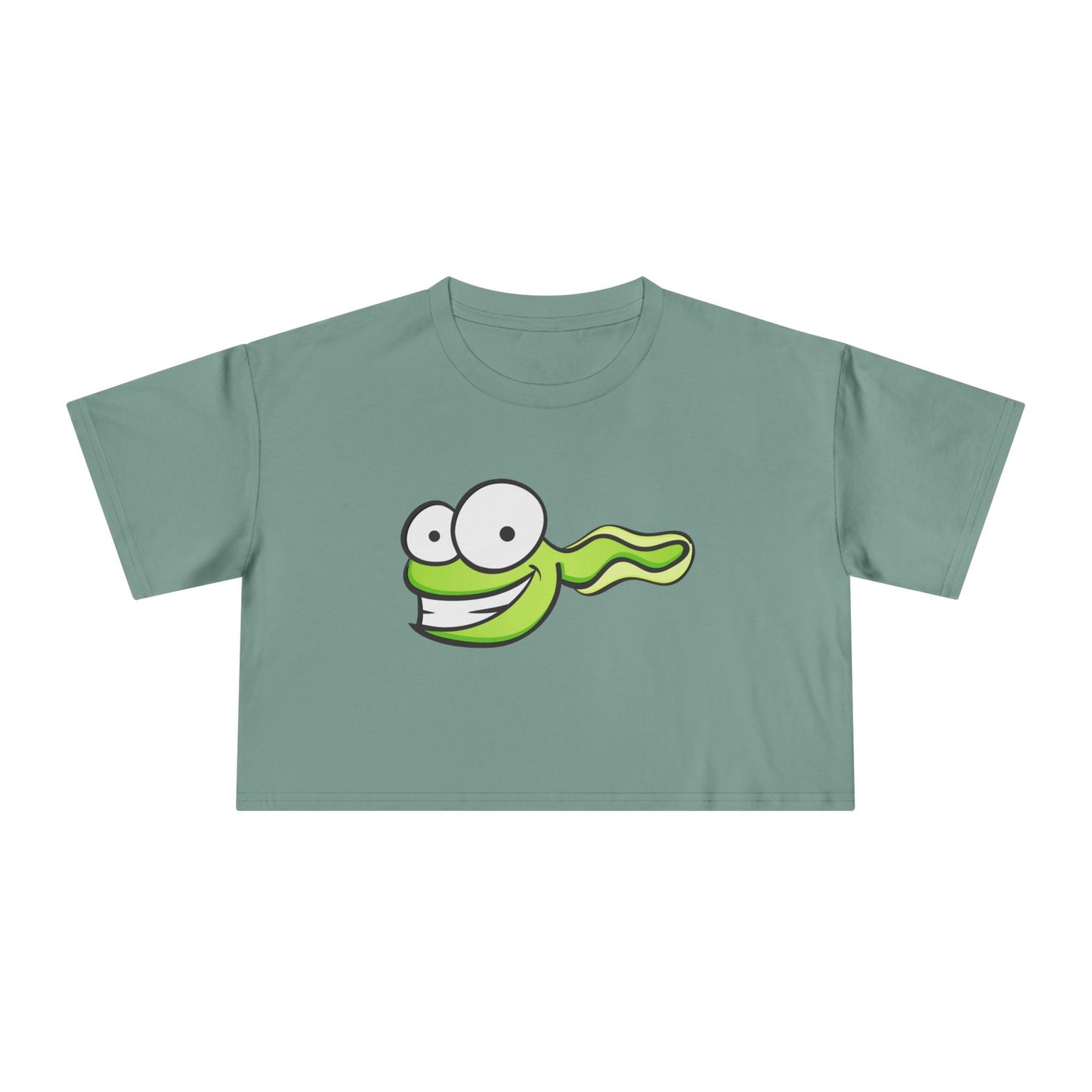 Tadpole Graphic Crop Tee — Available in Multiple Colors